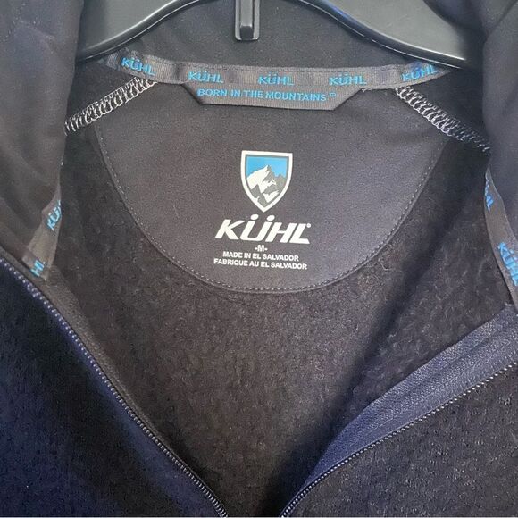 Kuhl Thor Quarter-Zip Sweater in Black/ excellent Size M - Picture 4 of 5
